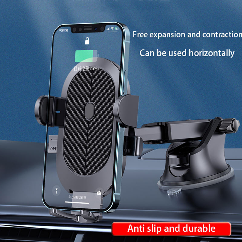 360 Degree Auto Rotatable Adjustable Car Phone Holder High Strength Suction Mobile Phone Mount