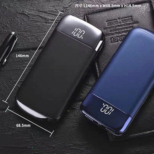 20000mAh Portable Power Bank With LED Digital Display Double USB Output Powerbank for Android or iPhone