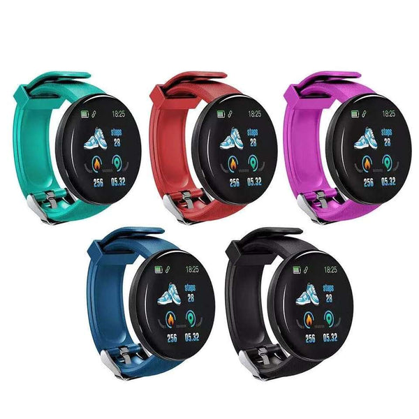 D18 Bluetooth Sport Heart Rate Fitness Tracker Waterproof Smart Watches