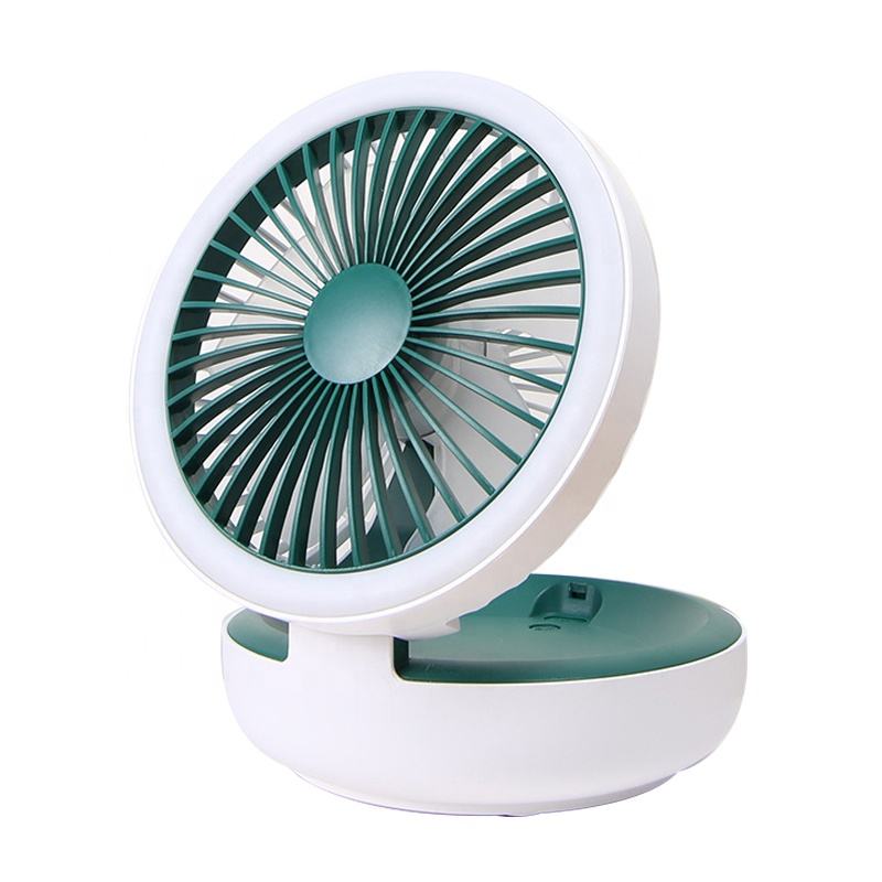 Rechargeable Mini Portable Fan USB LED Night Light With Stand. GsmartBD Best Online Shop
