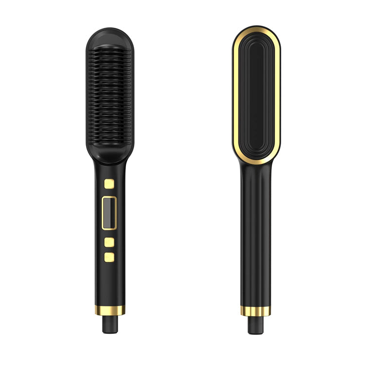  Electric Heating Hair Straightener Brush Comb Hot Quick Styling Curler. GsmartBD Best Online Shop.