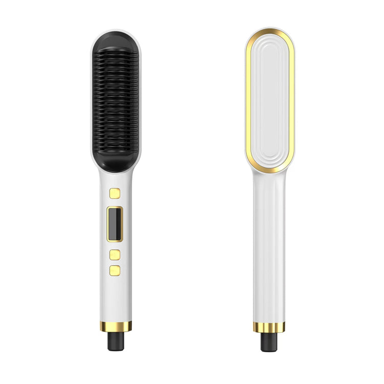  Electric Heating Hair Straightener Brush Comb Hot Quick Styling Curler. GsmartBD Best Online Shop.